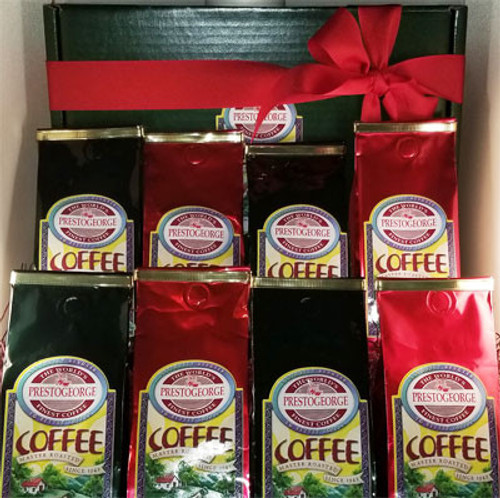Light Roast Coffee Lovers' Gift Box - 8 Coffees