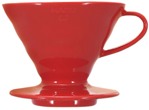 Hario V60 Ceramic Pour Over Brewer - Red