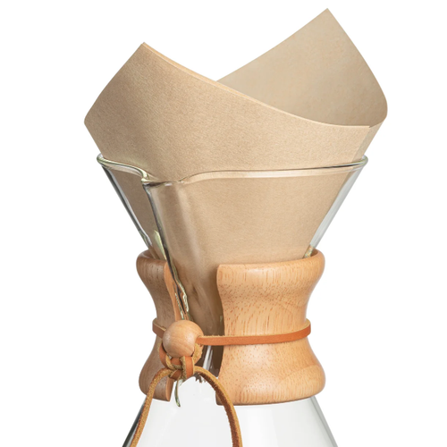 CHEMEX Filters - Pre-folded Natural Brown Squares 100ct.