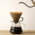 Hario V60 Glass Pour Over Brewer - Clear with Black Base