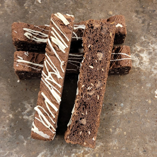 Triple Chocolate Biscotti - 2 Per Package - Prestogeorge Coffee & Tea
