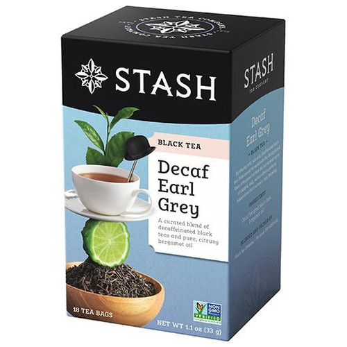 Stash Decaf Earl Grey Tea Bags 18ct. - Prestogeorge Coffee & Tea