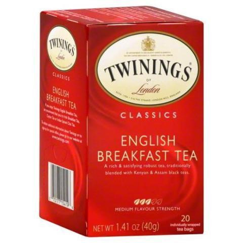 Twinings English Breakfast Tea - 20 Tea Bags