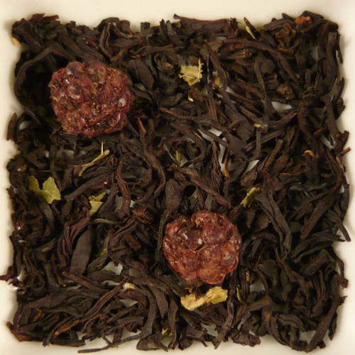 Solstice Tea Traders Blackberry Loose Leaf Black Tea – 8oz Bag, Makes 125+ Cups