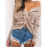 Twisted Tan Sweater