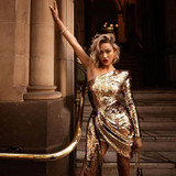 Heather Gold Dress