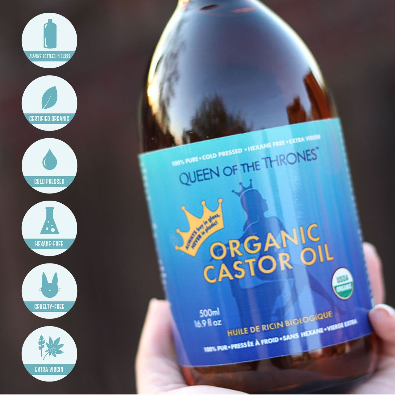 Organic Castor Oil Pack Bundle Organic Castor Oil Pack Bundle