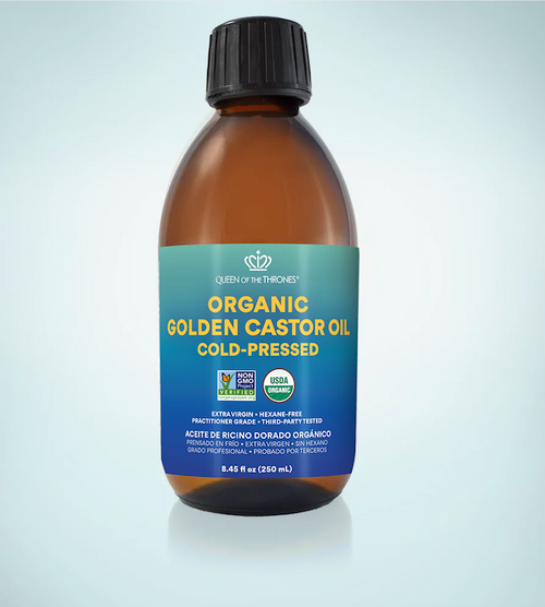 Organic Golden Castor Oil 8.45 oz