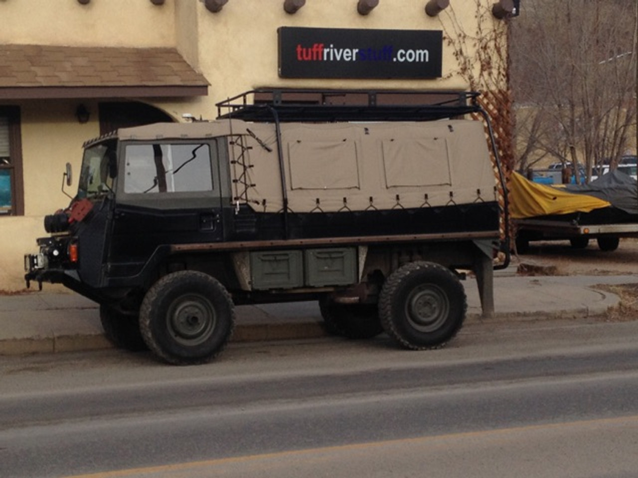 Custom Hoodie - Pinzgauer 4x4 Canvas and Hardtop - Traversity