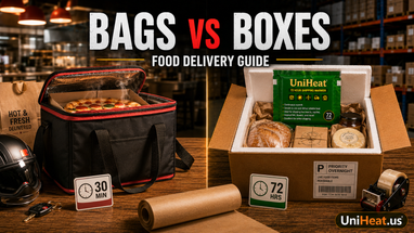 Insulated Food Delivery Bags vs Boxes: Which One Wins?