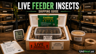 Shipping Live Feeder Insects Safely (Crickets, Roaches, BSFL)