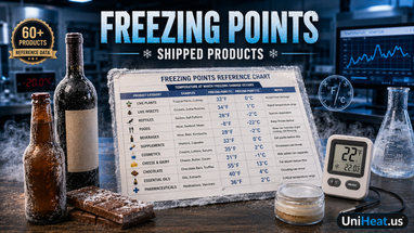 Complete Freezing Points Reference for Shipped Products (60+)