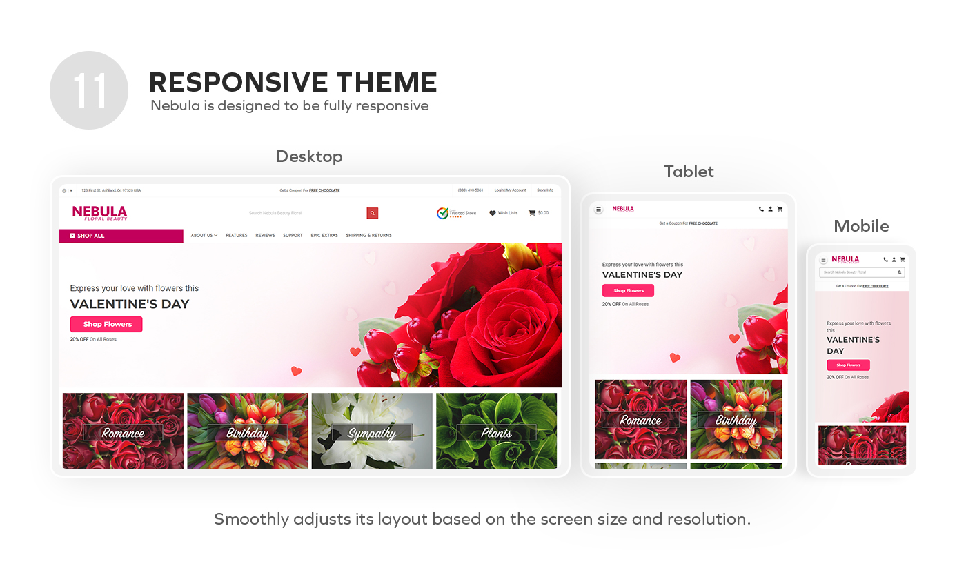 Nebula Responsive Theme