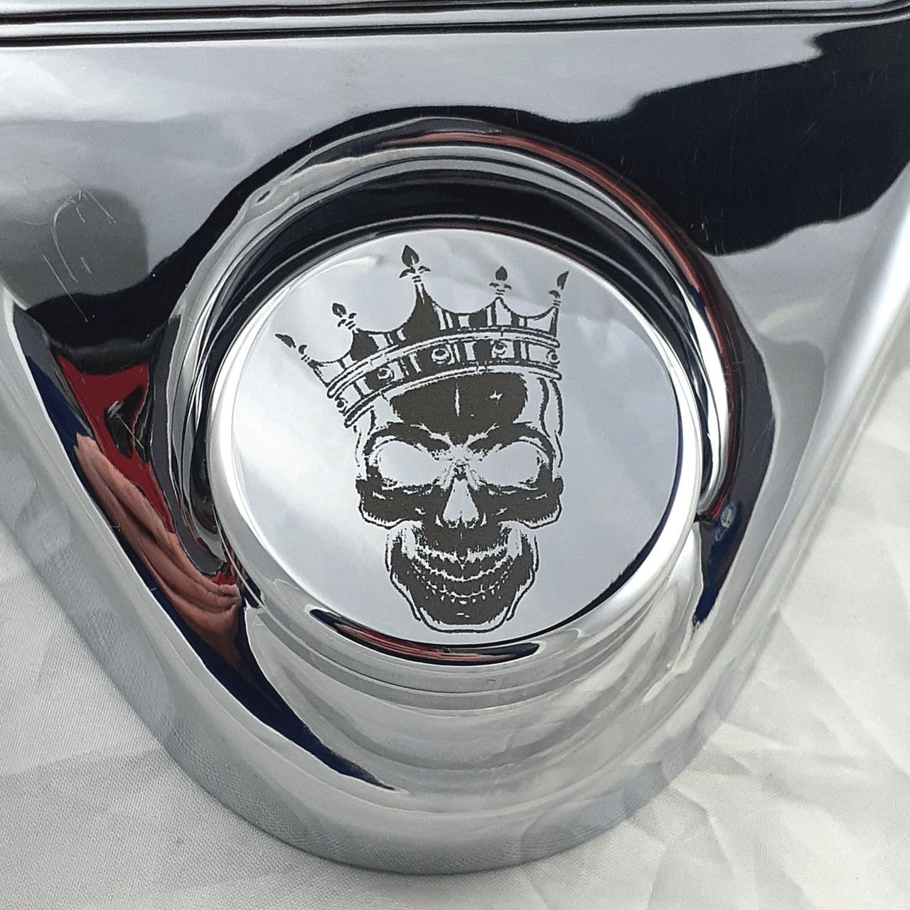 Marlin's Swivel Fork Lock Key Cover with Laser Engraved Crowned