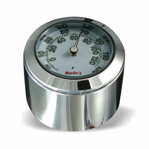 Marlin's Motorcycle Thermometer FSBC1 Billet Fork Stem Mount Fits Harley Davidson Softail Springers Marlin's Motorcycle Thermometer FSBC1 Billet Fork Stem Mount Fits Harley Davidson Softail Springers
