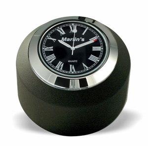 Marlin's Black Motorcycle Clock FSBC2 Large Billet Fork Stem Mount Fits Softails® (Does Not Fit Springers®),  ‘06 - Current and Dynas®,  Wide Glides®, FXDWG® most VRSC™ with Limited Edition Black Roman Numeral Face Marlin's Black Motorcycle Clock FSBC2 Large Billet Fork Stem Mount Fits Softails® (Does Not Fit Springers®),  ‘06 - Current and Dynas®,  Wide Glides®, FXDWG® most VRSC™ with Limited Edition Black Roman Numeral Face