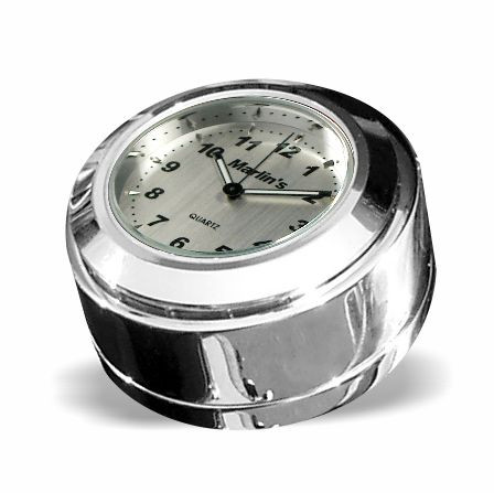 Marlin's Chrome Motorcycle Clock for Harley Davidson Road King