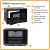 Tripp Lite SRW9U 9U Wallmount Rack Enclosure Door and Side Panels