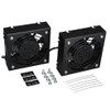 Tripp Lite SRFANWM Wall Mount Rack Dual Fan 120V 210CFM