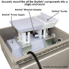 Fiberglass Weatherproof Enclosure for Starlink® Satellite Router & Mesh Node with Cooling Fan 120 VAC Outlets & Power Cord
