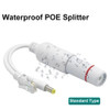 POE Splitter Waterproof 48V to 12V Convert POE to 12V for Camera Power
