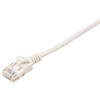 Category 6A 10Gbs Slim Patch Cables very Flexible 2' Whie 10 Pack