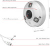 NTIP-5MP360CSPKCV 5MP 360 Degree Fisheye Two-Way Audio SD Card Slot IP Camera NTIP-5MP360CSPKCV 5MP 360 Degree Fisheye Two-Way Audio SD Card Slot IP Camera