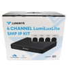 Luminys K54-4L1A2 LumiLuxLite IP Kit Includes 4-Channel 5MP NVR with 2TB HDD and (4) 5MP LumiLuxLite Dome Camera