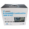 Luminys K56-8L1A2 LumiLuxLite IP Kit Includes 8-Channel 5MP NVR with 2TB HDD and (6) 5MP LumiLuxLite Dome Camera NDAA Compliant