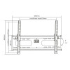 424752 Heavy-Duty Large-Screen Tilting TV Wall Mount for 37" to 70" Displays