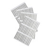 Klein 56250 Wire Marker Book Black Numbers 1-48