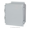 Hamond PCJ12106NLF Type 4X Polycarbonate Junction Box with Non Metallic Latch Cover Solid Cover