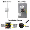 Indoor No Touch Stainless Steel No Touch Request to Exit Button with Time Delay