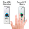 Indoor No Touch Stainless Steel No Touch Request to Exit Button with Time Delay Slim Style