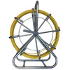 1/4" X 1000' Continuos Cable Duct Rodder Coated Fiberglass with Wheels