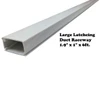 1.9" x 1" x 6' Latching Duct Surface Raceway