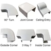 Accessories for 1.9" x 4" x 6' Latching Duct Surface Raceway