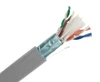 CAT6 600MHz Plenum Cable 23AWG Shielded STP 4 Pairs Wood Spool 1000'