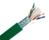 CAT6 600MHz Plenum Cable 23AWG Shielded STP 4 Pairs Wood Spool 1000'