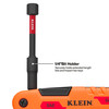 Klein Tools 70550HD Extended Reach Impact Folding Hex Key Set, SAE, 11 Sizes up to 1/2-Inch