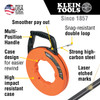 Klein Tools Navigator Fiberglass Fish Tape 100' 56351