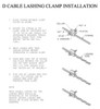 D Cable Lashing Clamp