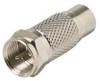 RCA Female Jack to F Male Plug Video Adapter