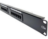 12 Port Category 5E Horizontal 19" Patch Panel