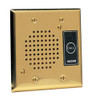 Valcom V1072A-Brass Talkback Doorplate Speaker Brass