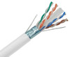 CAT6A Shielded 10G FTP CMR Solid 4 Pair 23 AWG 1000 FT Spool 10G Networking