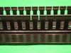 Slotted Finger Wire Duct 2"x2"x6'6" Includes Cover Black