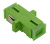 SC Fiber Optic Coupler Simplex APC SM Ceramic Green
