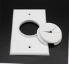 Single Gang Bulk Wire Plate with Grommet
