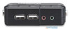 151252 2 Port Mini KVM Switch with Cables and Audio